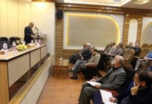 گزارش تصویری از بازدید هیات رئیسه دانشگاه از دانشکده علوم زمین